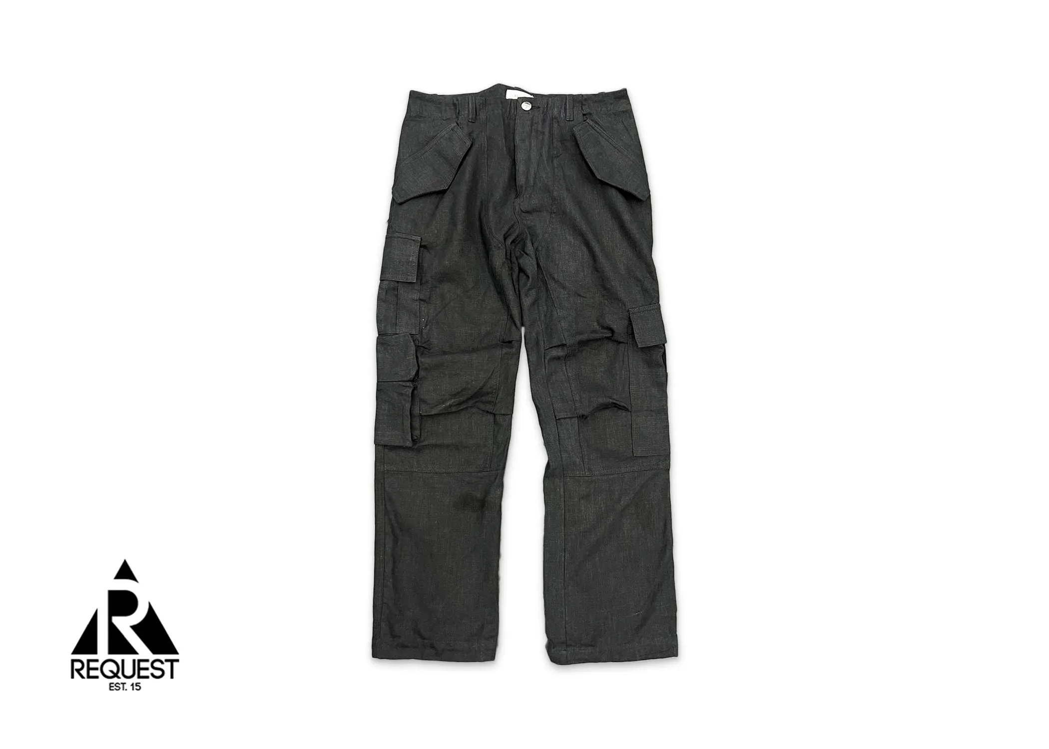 Linen Cargos "Black"