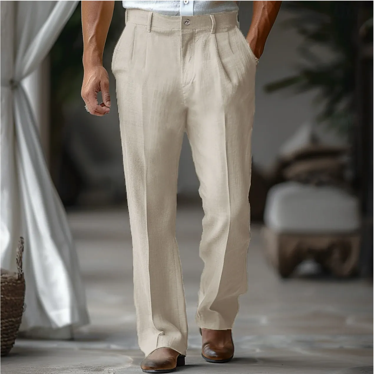 Linen Casual Pants for Men – Ethan