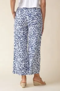 Linen Circle Easy Flood Pant