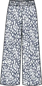 Linen Circle Easy Flood Pant