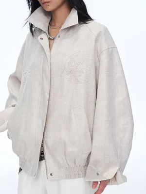 Linen Embroidered Jacket
