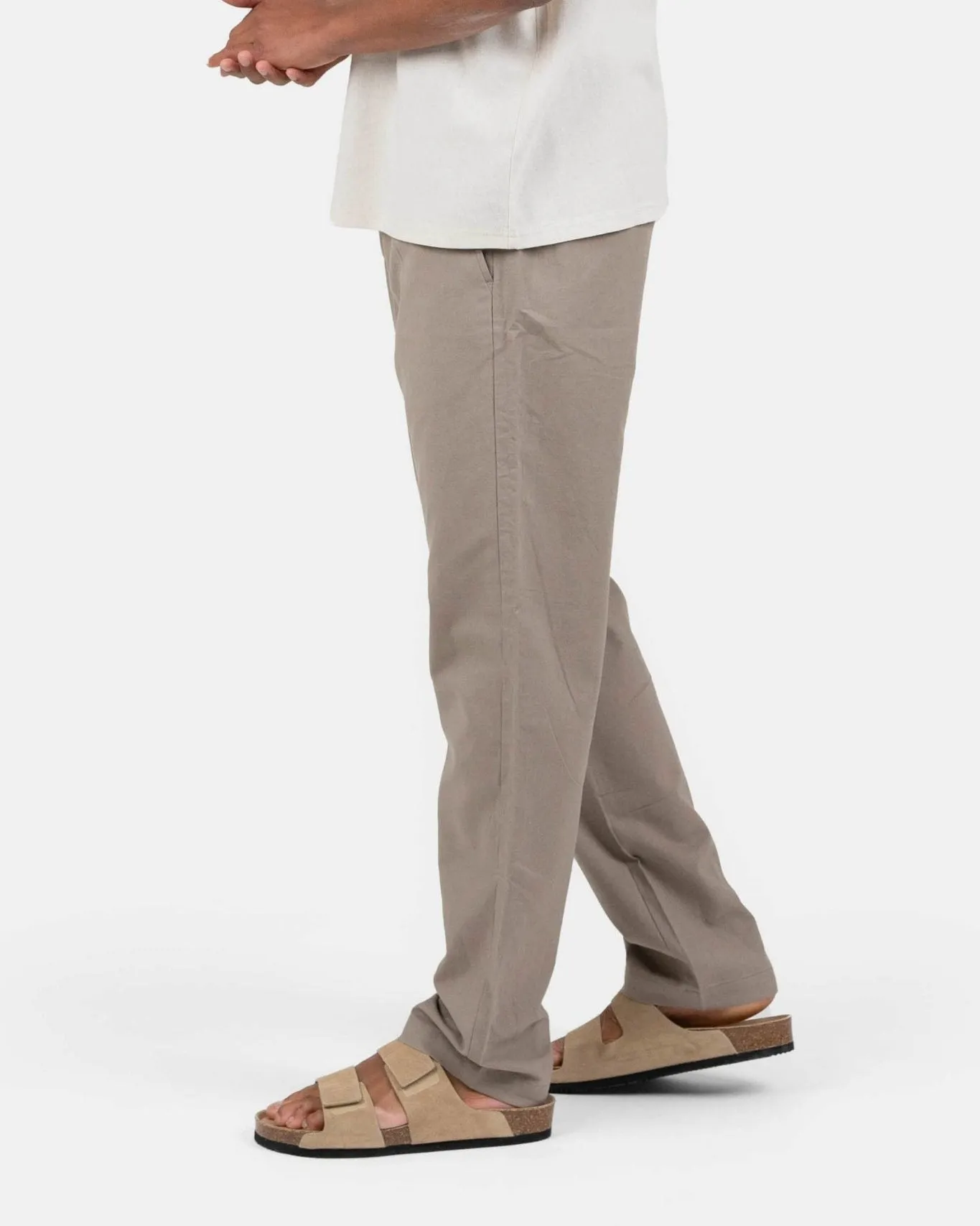 Linen Pants Mocha