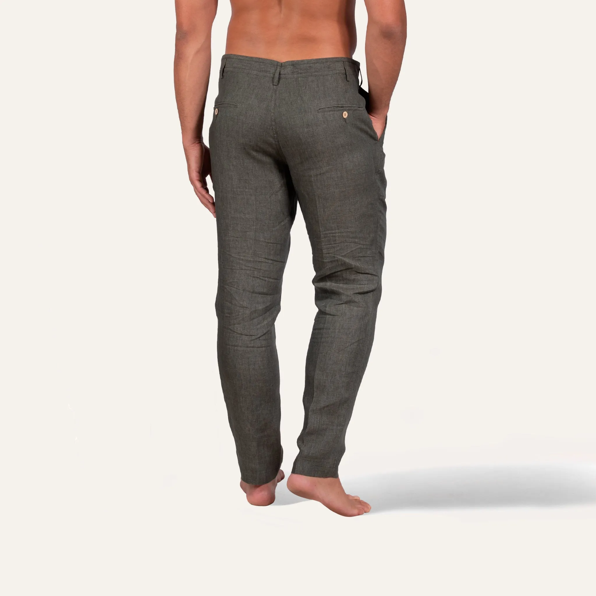 Linen Pants Olive