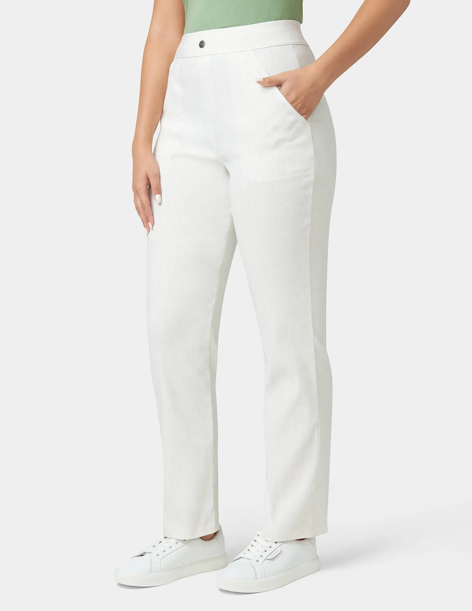 Linen Straight Leg Pants
