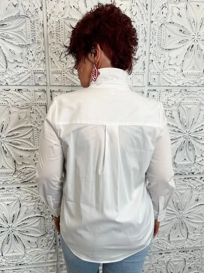 Liverpool Classic Fit Button Front Poplin Shirt