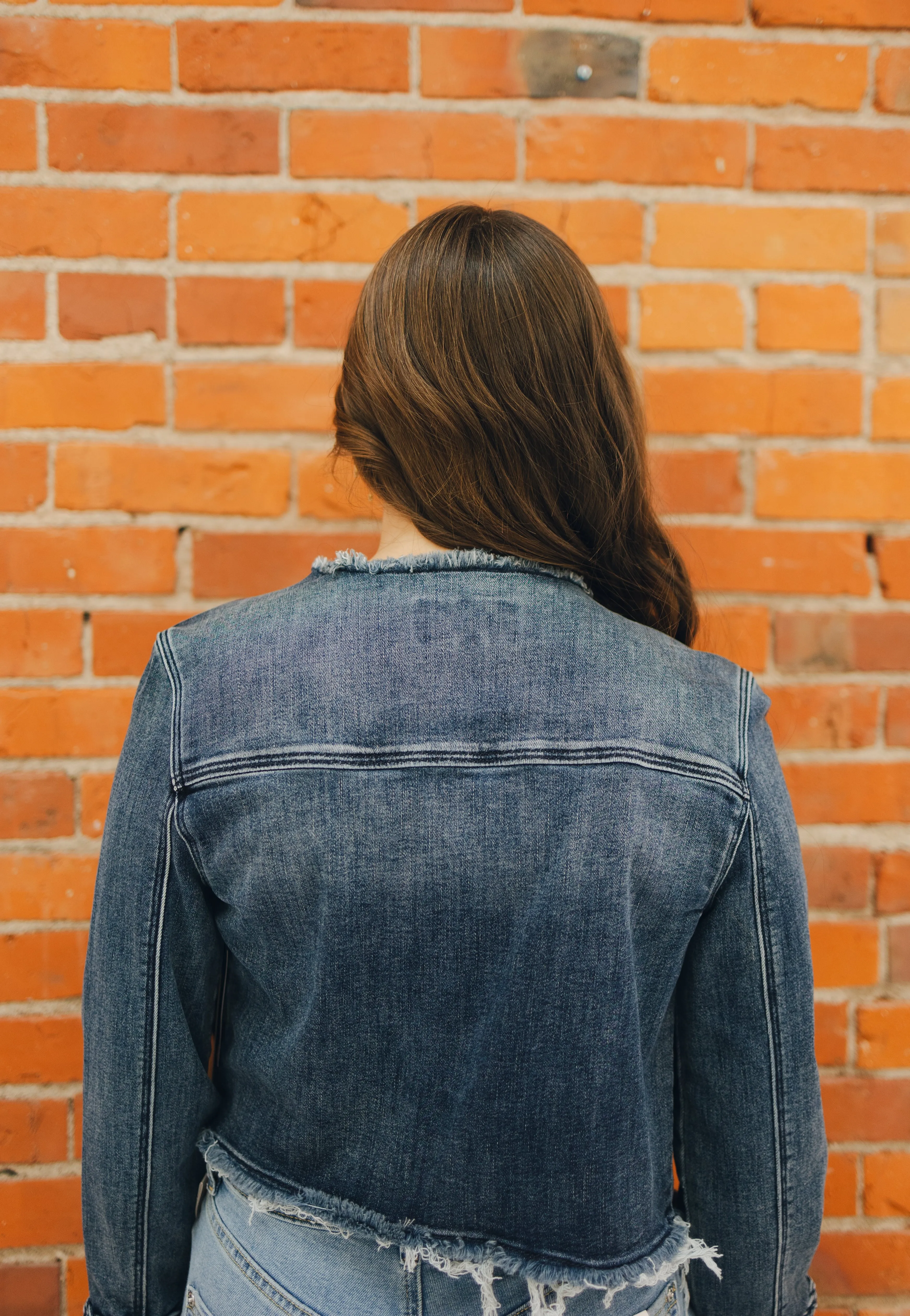 Liverpool Denim Jacket w/ Braid