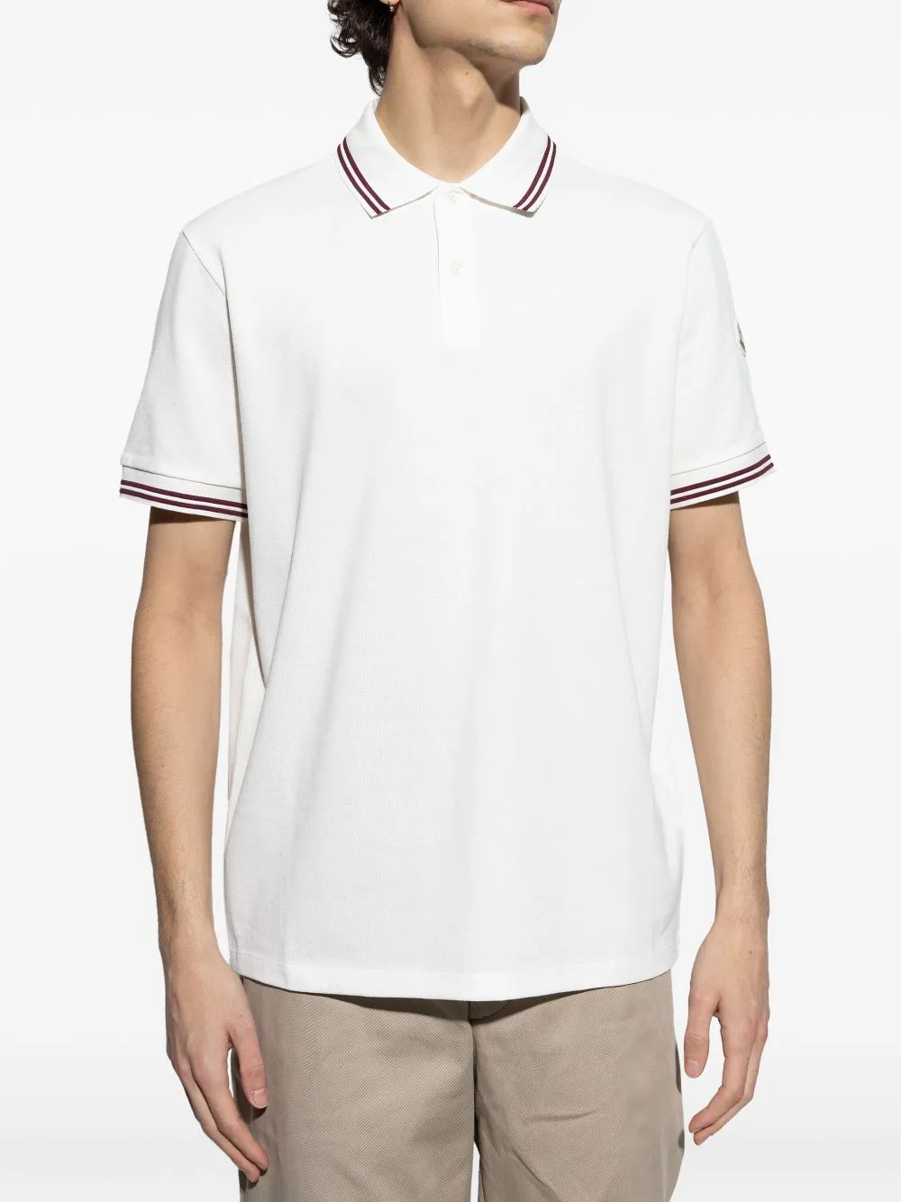 Logo cotton polo shirt