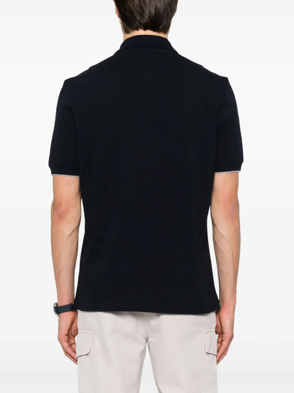 Logo cotton polo shirt