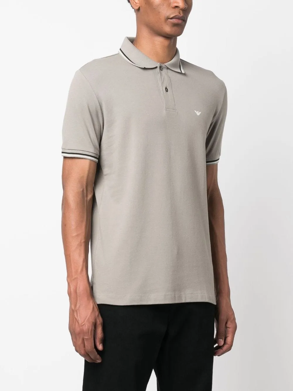 Logo cotton polo shirt