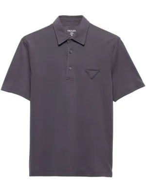 Logo cotton polo shirt