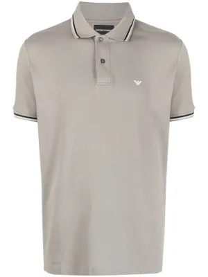 Logo cotton polo shirt