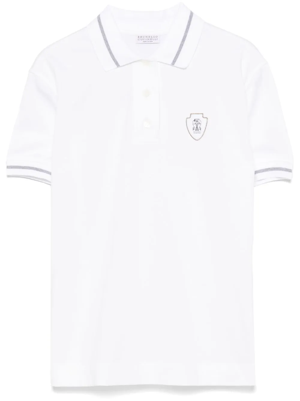 Logo cotton polo shirt