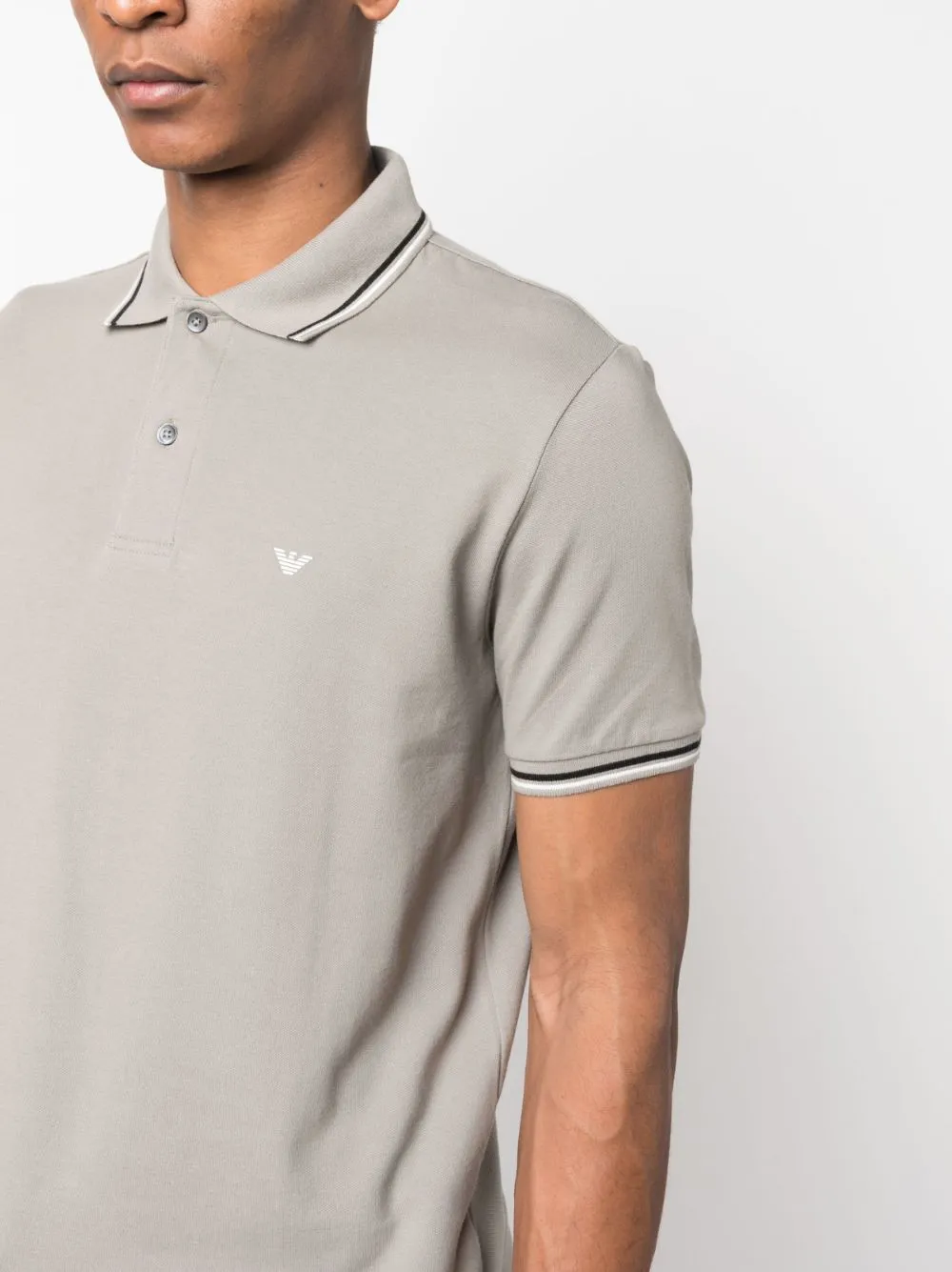 Logo cotton polo shirt