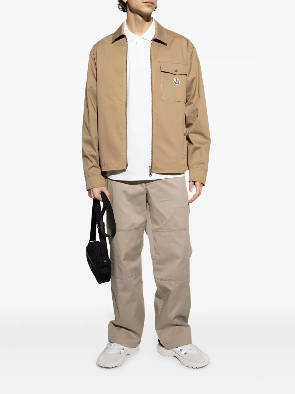 Logo cotton polo shirt