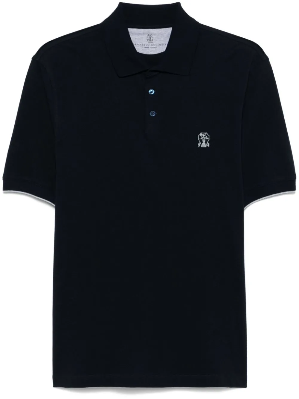 Logo cotton polo shirt