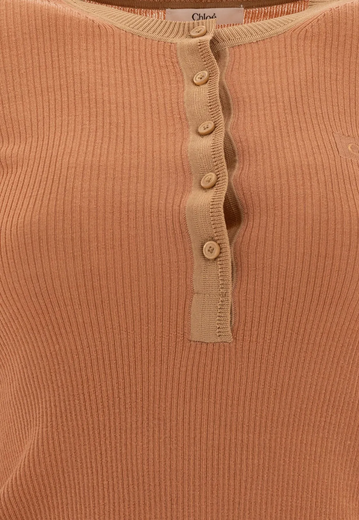 Long-Sleeved Knit Top