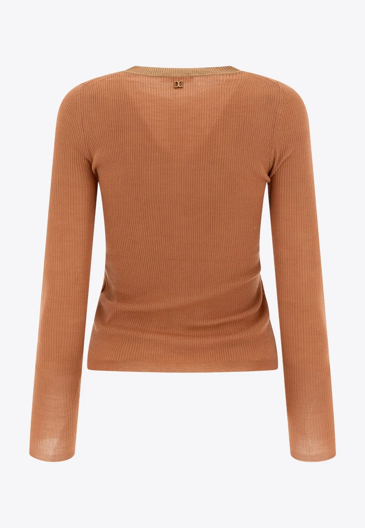 Long-Sleeved Knit Top