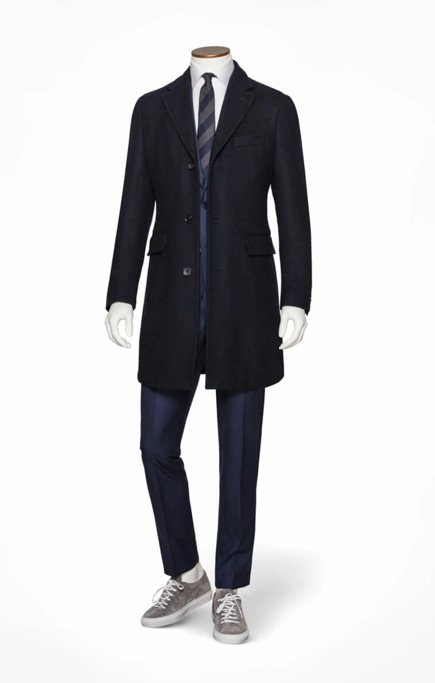 Loro Piana 365 Soft Pure Wool Midnight Blue Double Face Twill