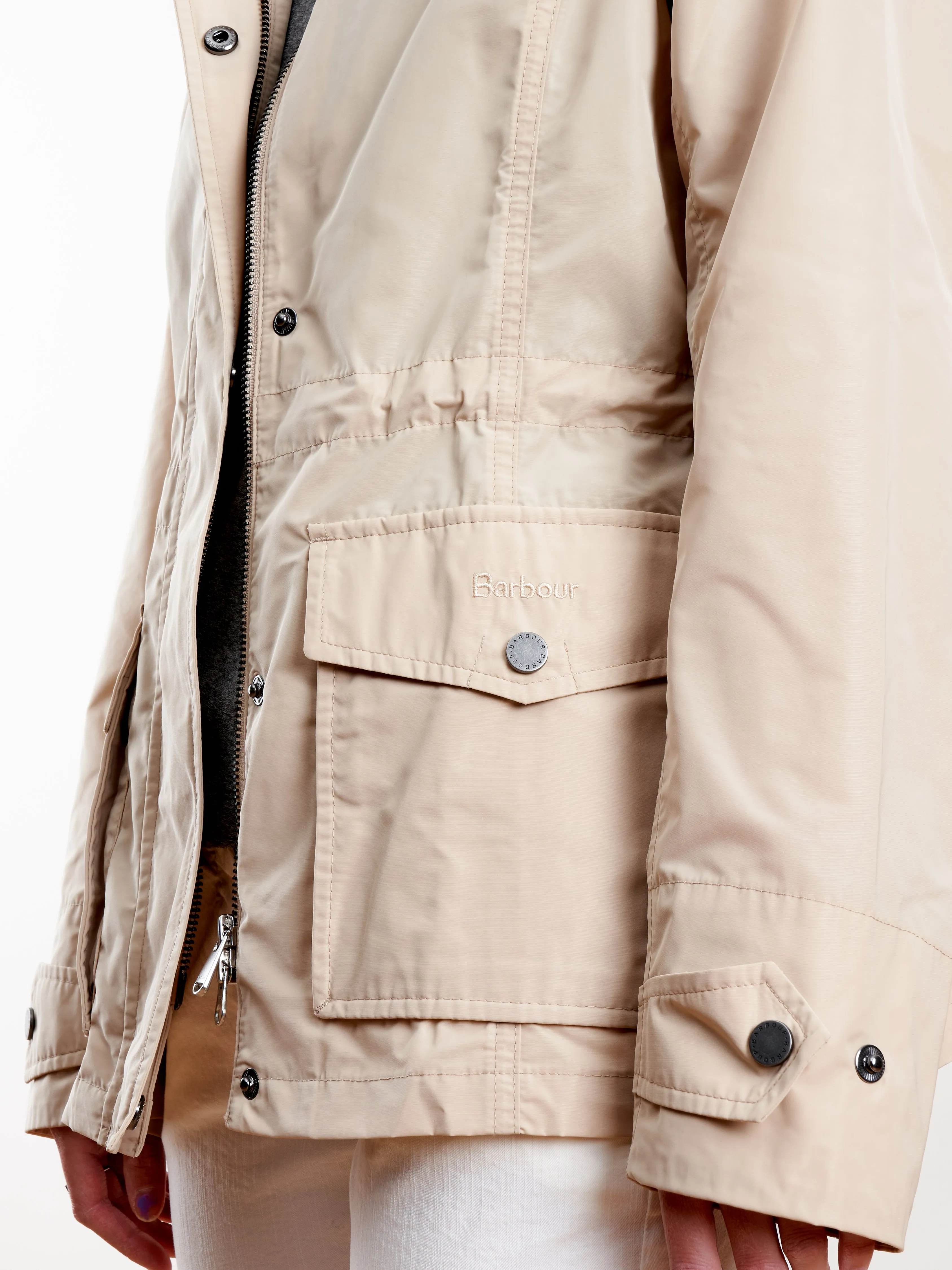 lucie showerproof jacket - putty