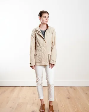 lucie showerproof jacket - putty