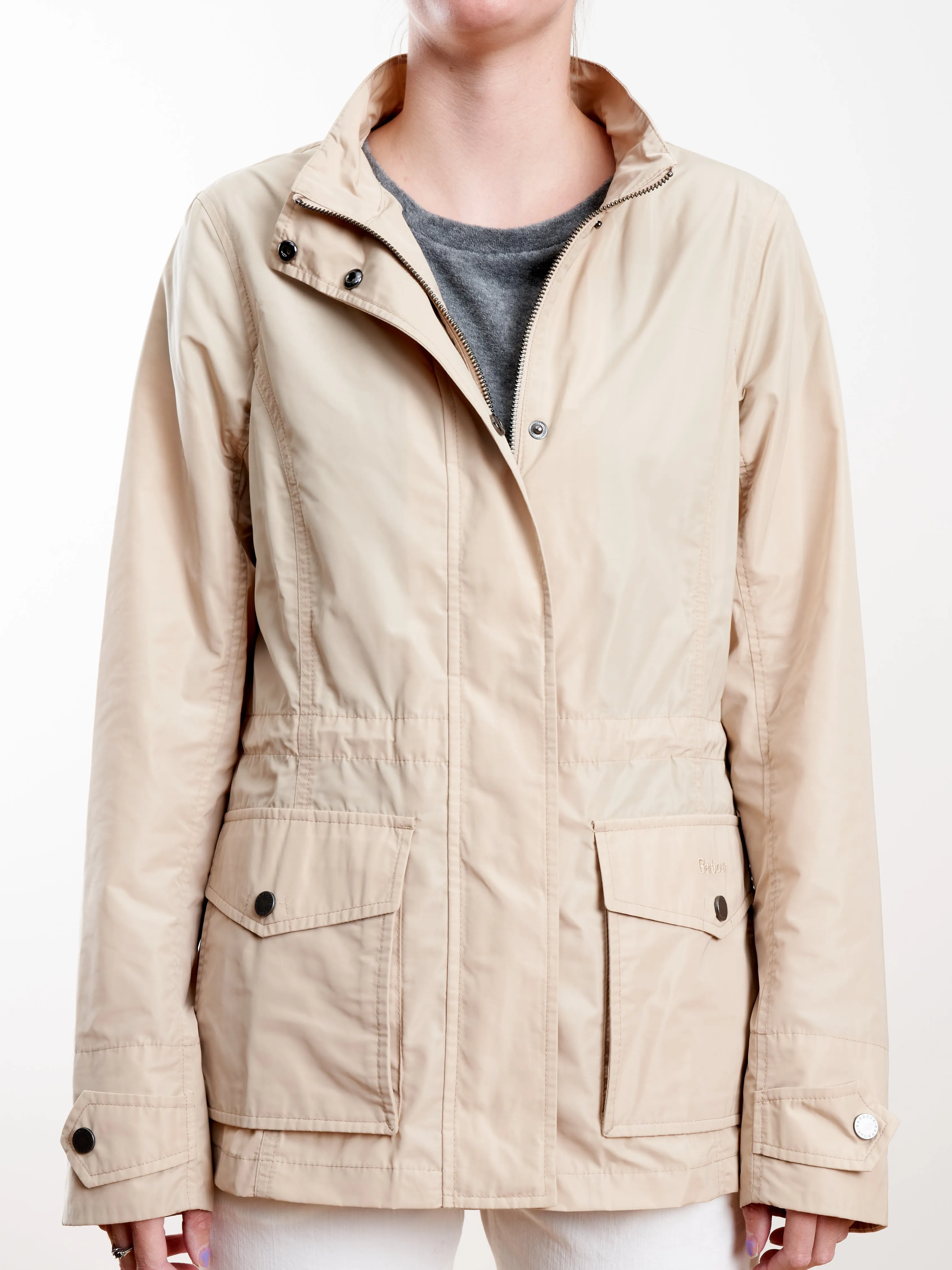 lucie showerproof jacket - putty