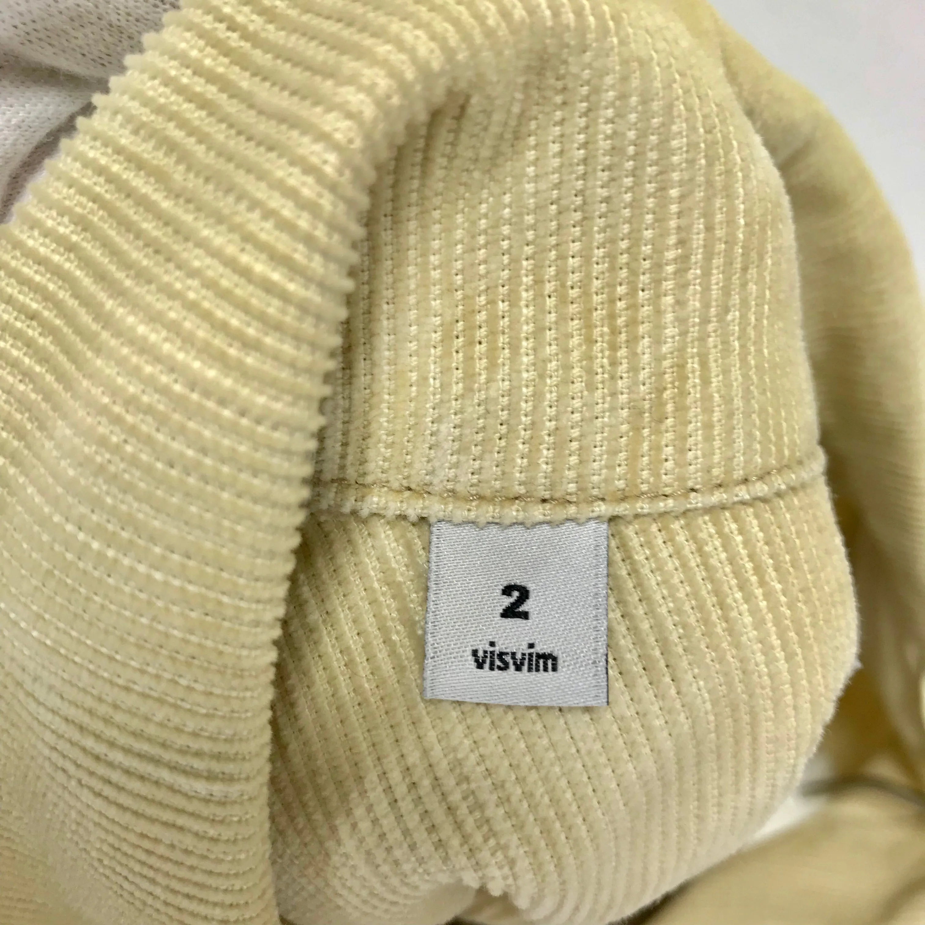 [M] Visvim 13SS Caf Combat Corduroy Slub Jacket Beige