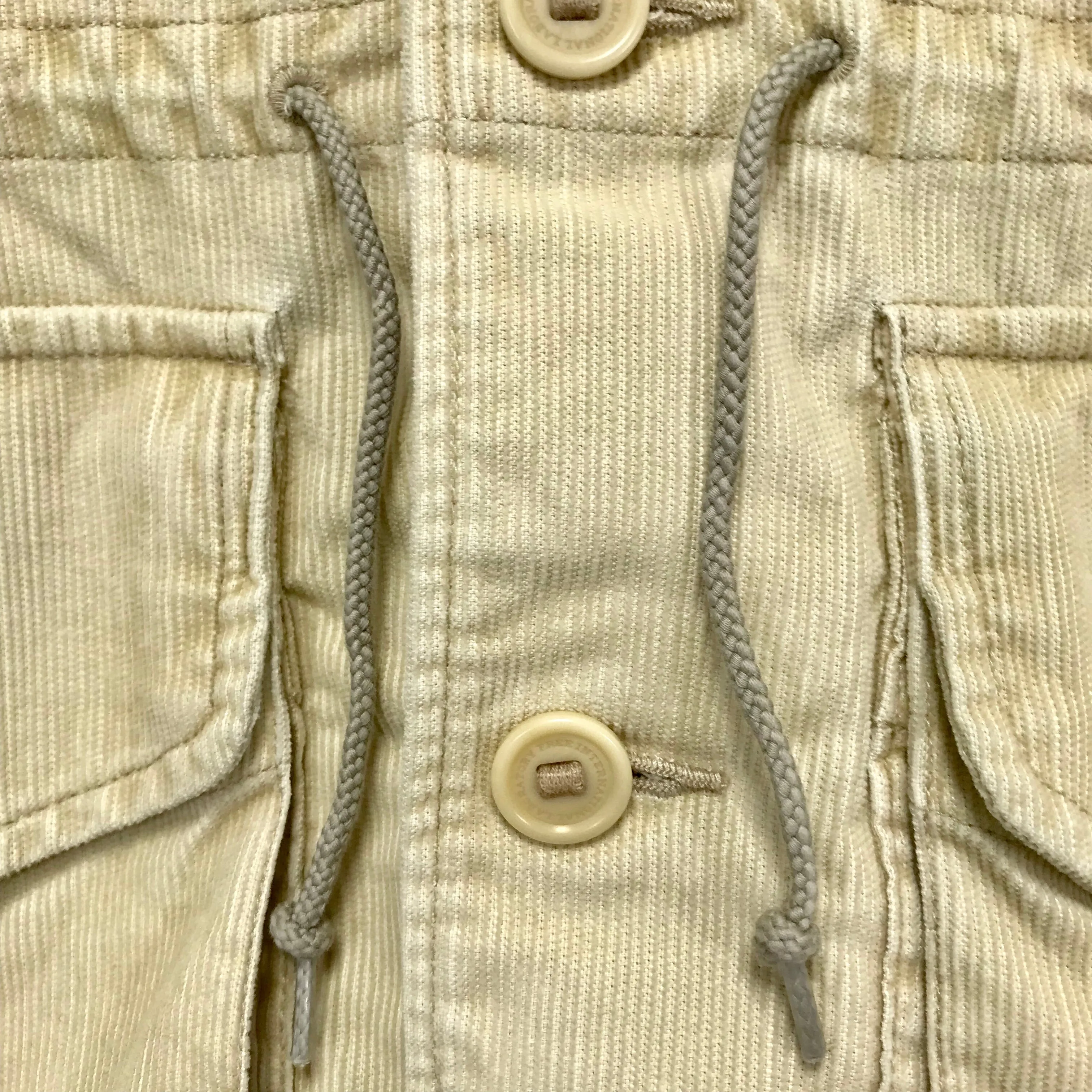 [M] Visvim 13SS Caf Combat Corduroy Slub Jacket Beige