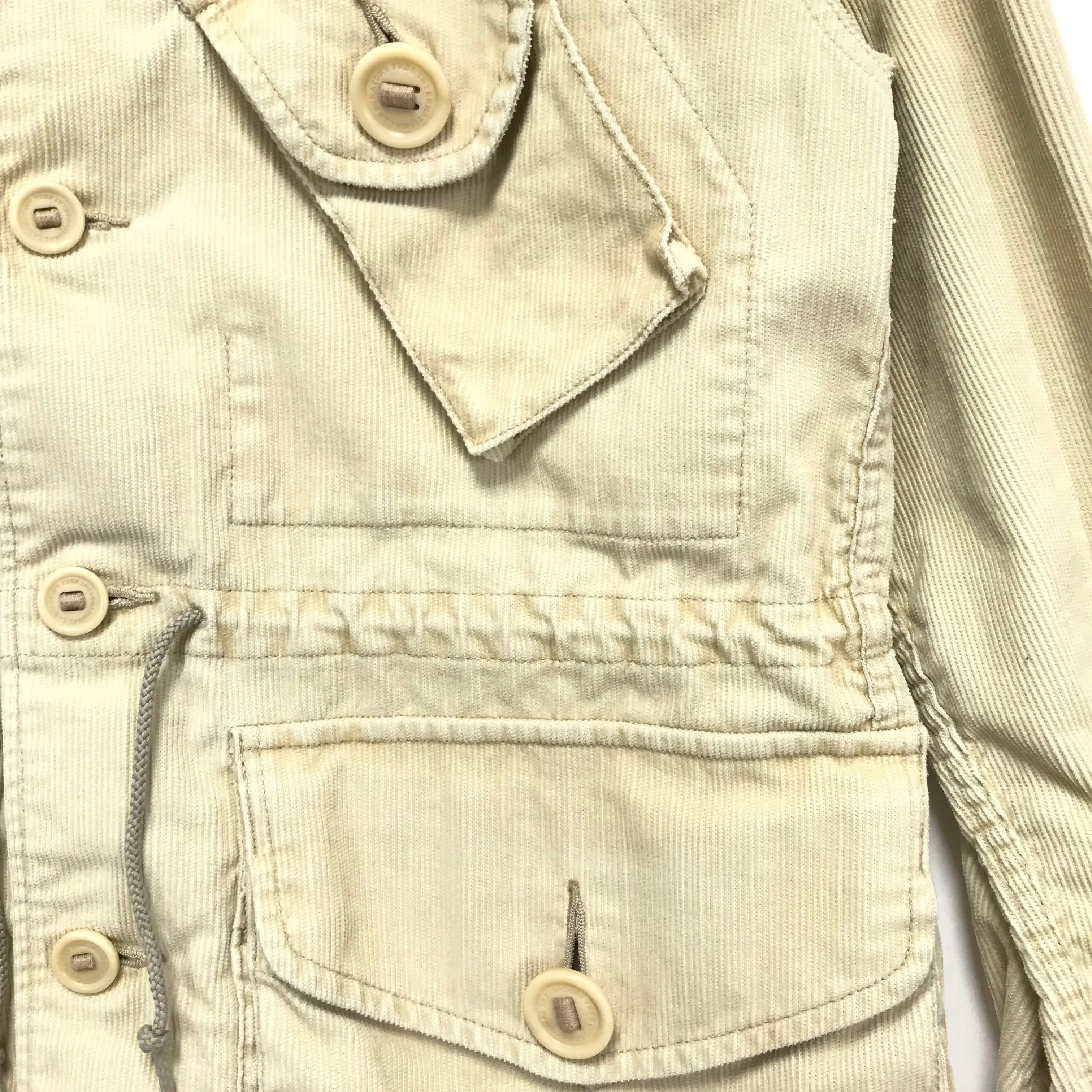 [M] Visvim 13SS Caf Combat Corduroy Slub Jacket Beige