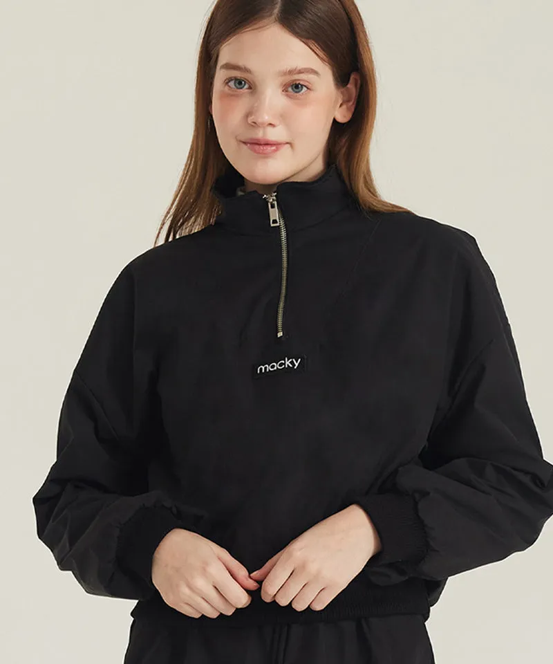 MACKY Golf: Simply Padded Anorak - Black