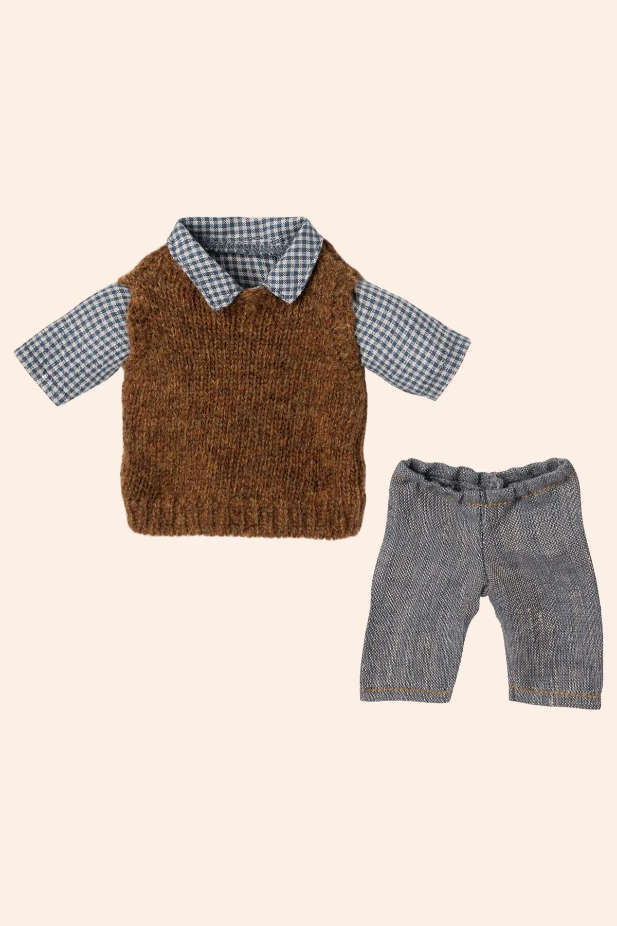 Maileg - The Teddies - Teddy Dad - Shirt, Slipover and Pants