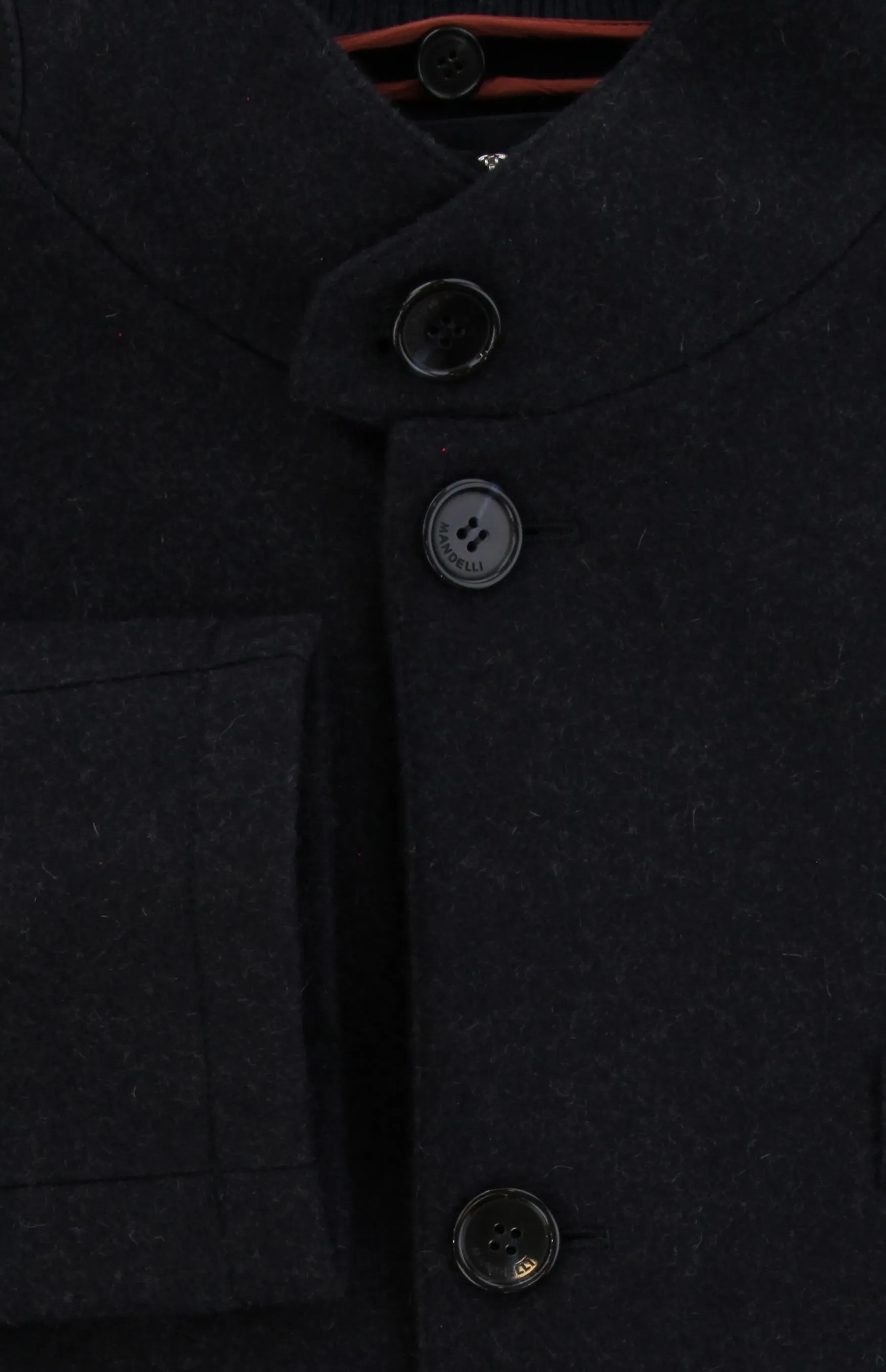 Mandelli Dark Blue Coat