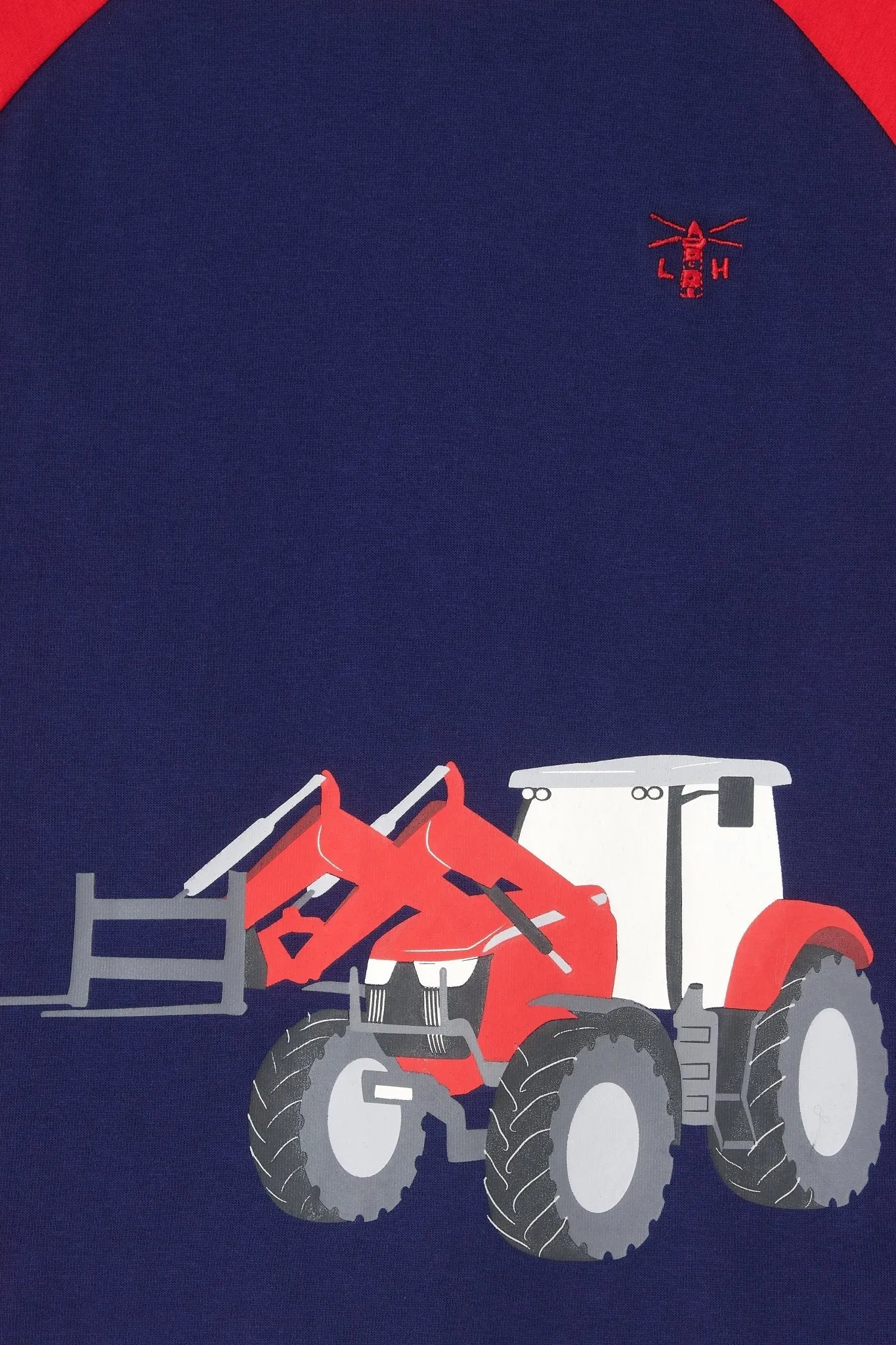 Mason Top - Red Front Loader