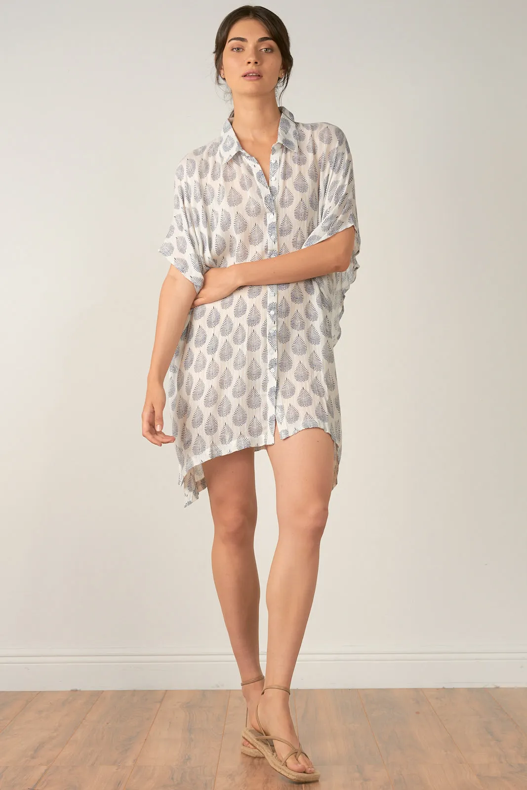 Maui Leaf Print Tunic