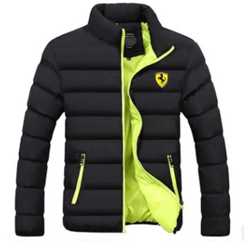 Men’s Thick Warm Outdoor Jacket – Lightweight Cotton-Padded Zipper Casual Minimalist Coat 2025