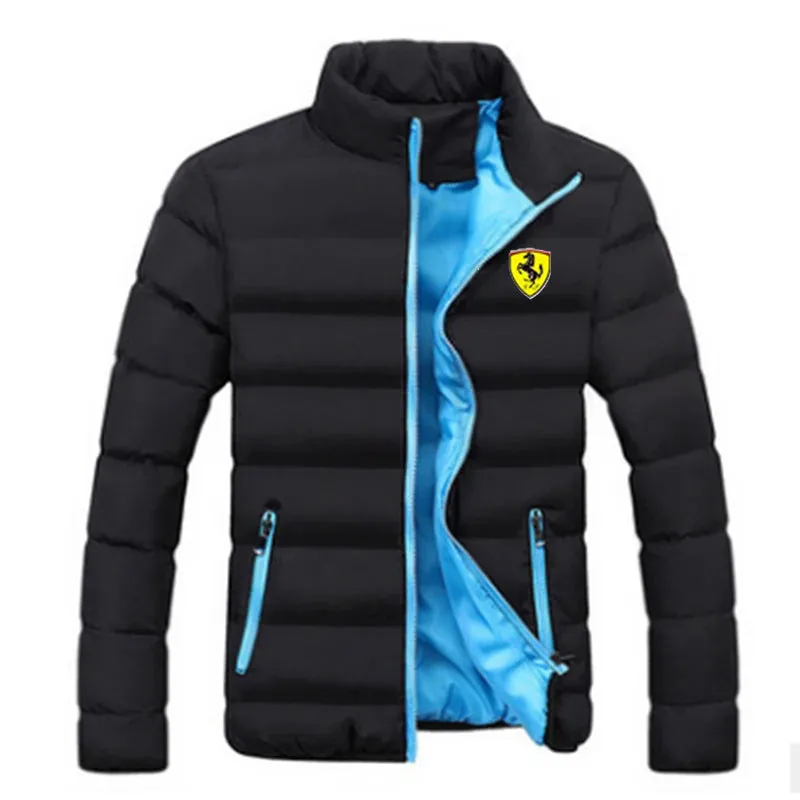 Men’s Thick Warm Outdoor Jacket – Lightweight Cotton-Padded Zipper Casual Minimalist Coat 2025