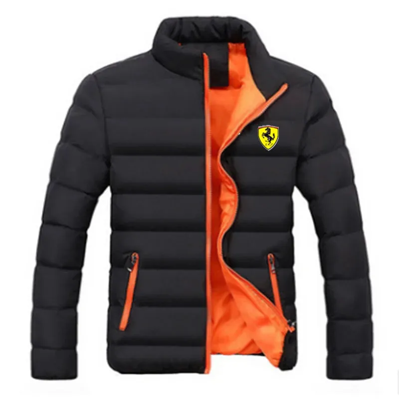 Men’s Thick Warm Outdoor Jacket – Lightweight Cotton-Padded Zipper Casual Minimalist Coat 2025