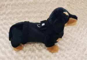 Microsuede Harness / Vest Coat - Black Crystal