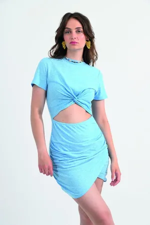 MINI COTTON JERSEY DRESS