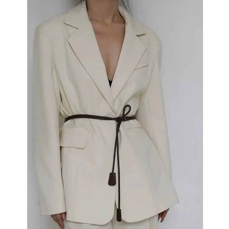 Minimalist PU Cord Belt