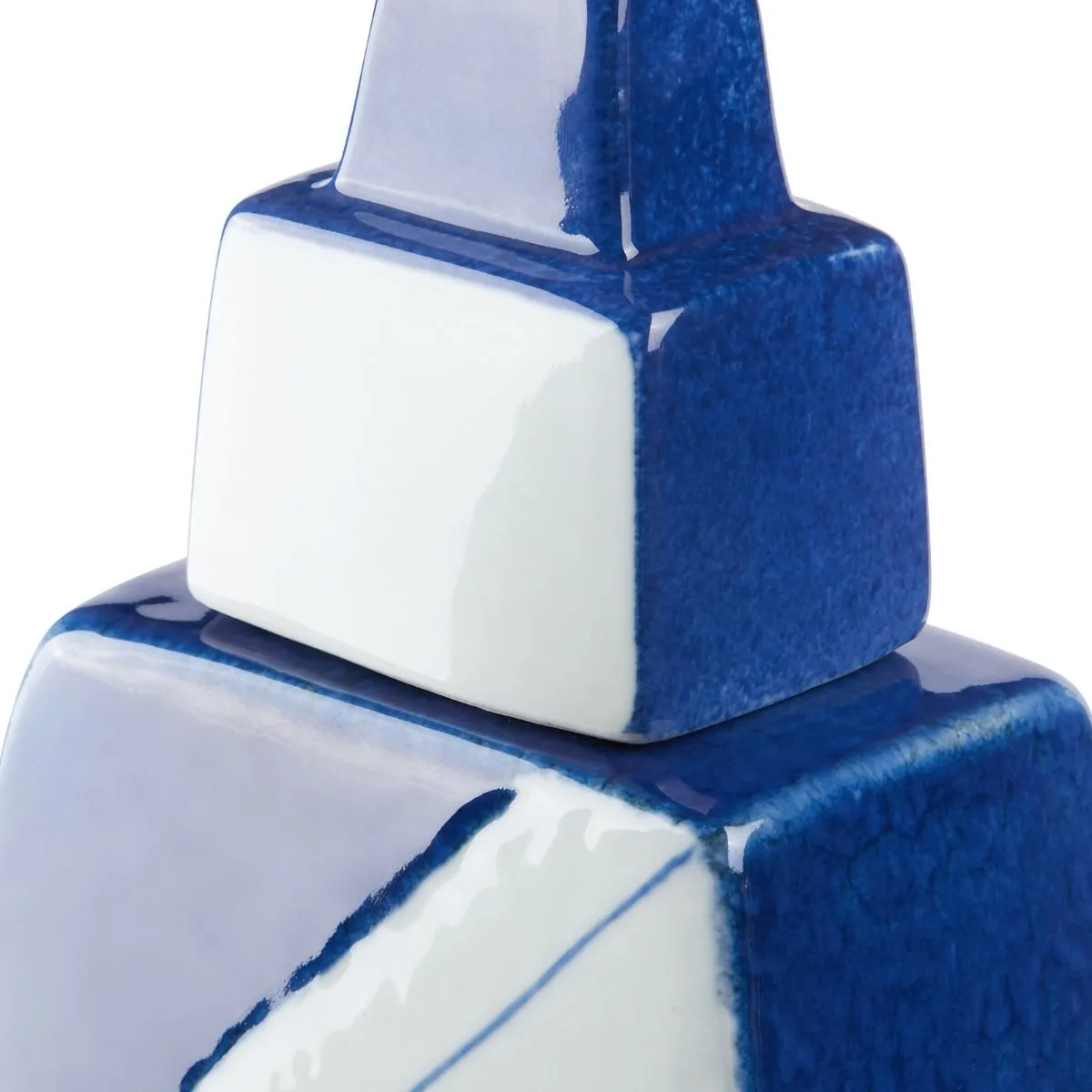 Morandi Vase Pair (Set of 2) - Blue & White