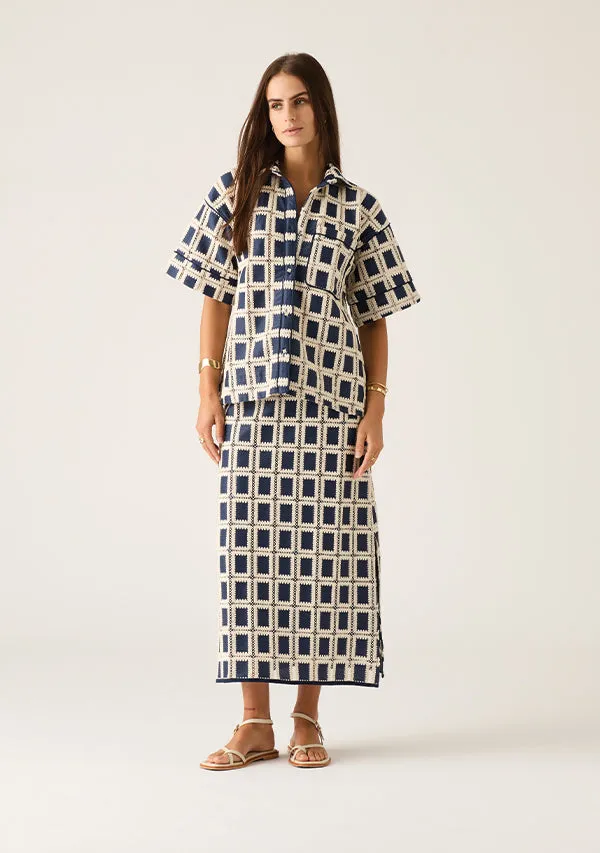 MOS The Label - Lara Crochet Shirt