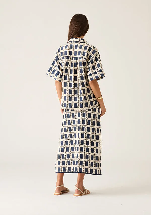 MOS The Label - Lara Crochet Shirt