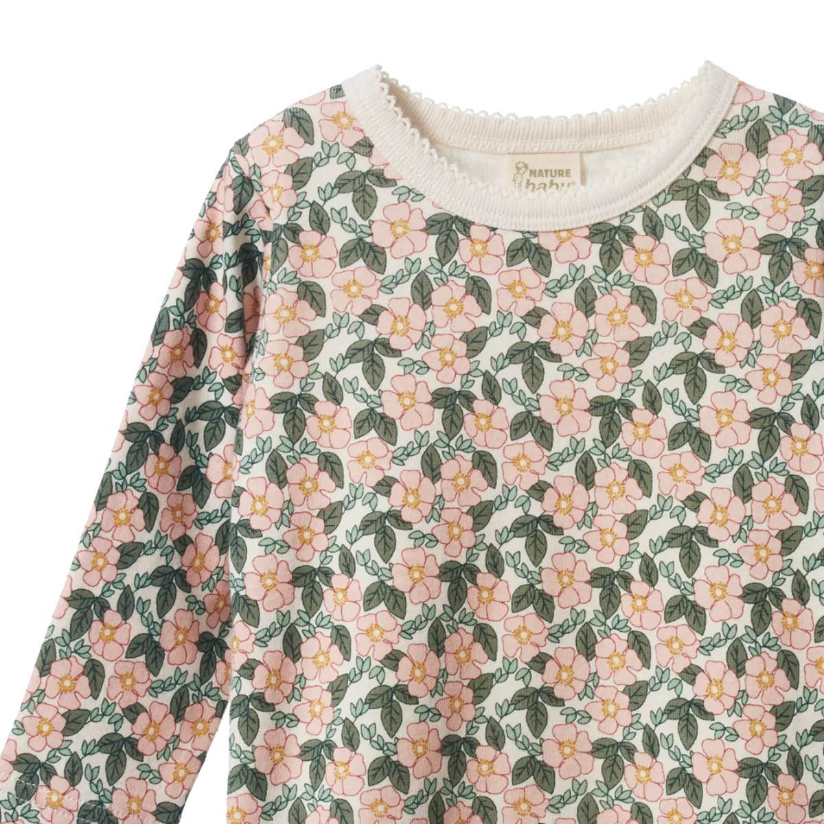 NATURE BABY LONG SLEEVE CLOUD TEE GARLAND