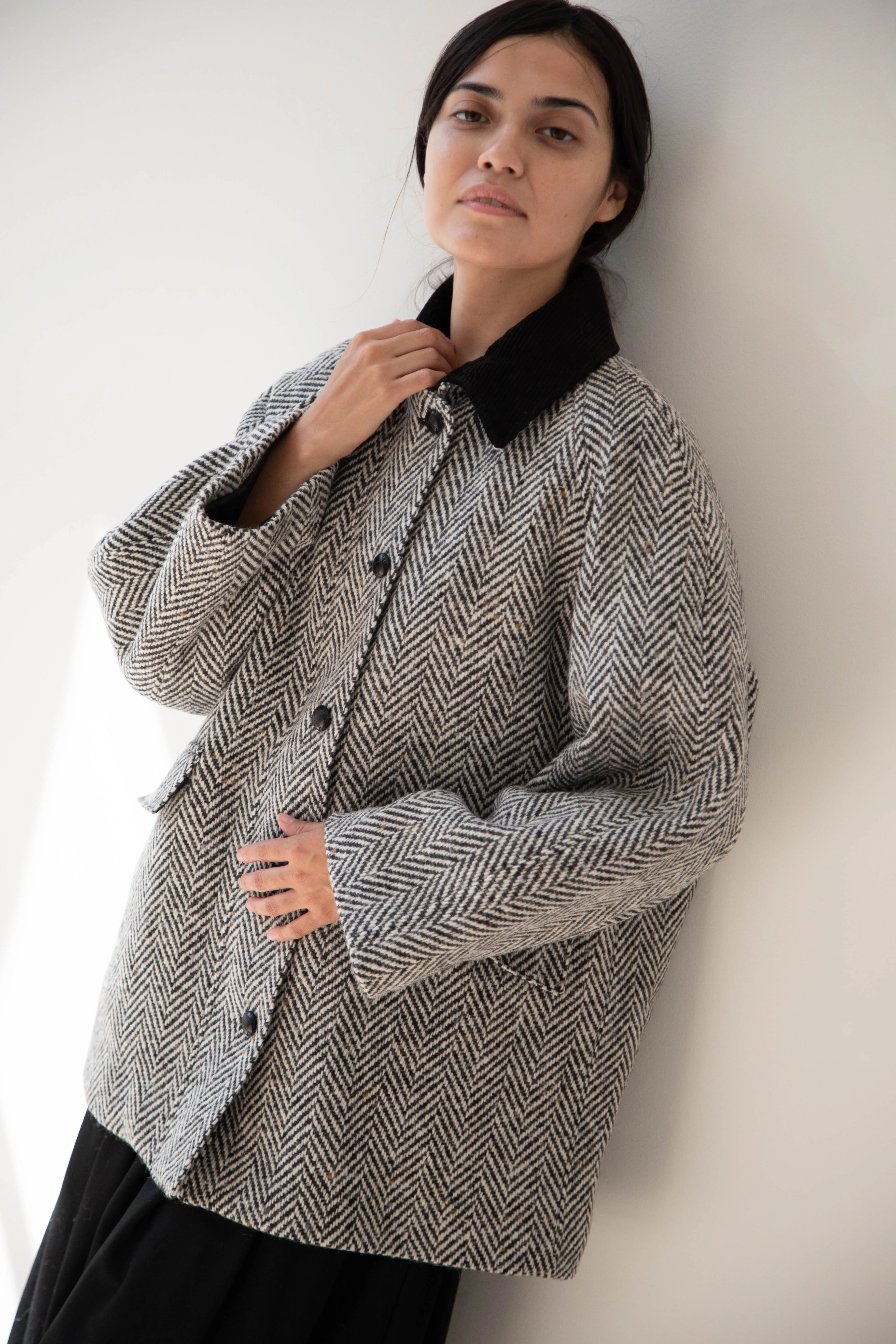 Nothing Written | Herringbone Balmancaan