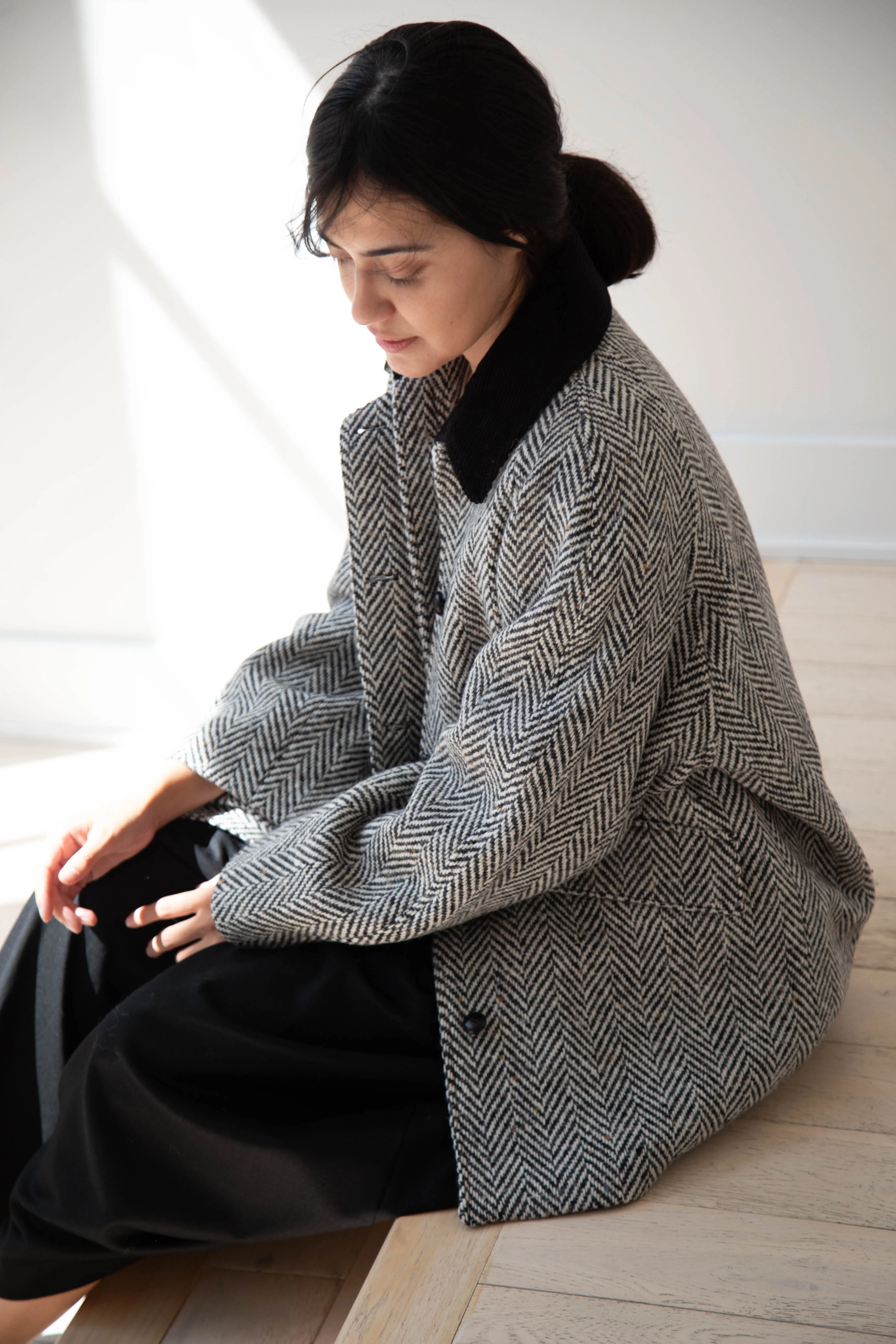 Nothing Written | Herringbone Balmancaan