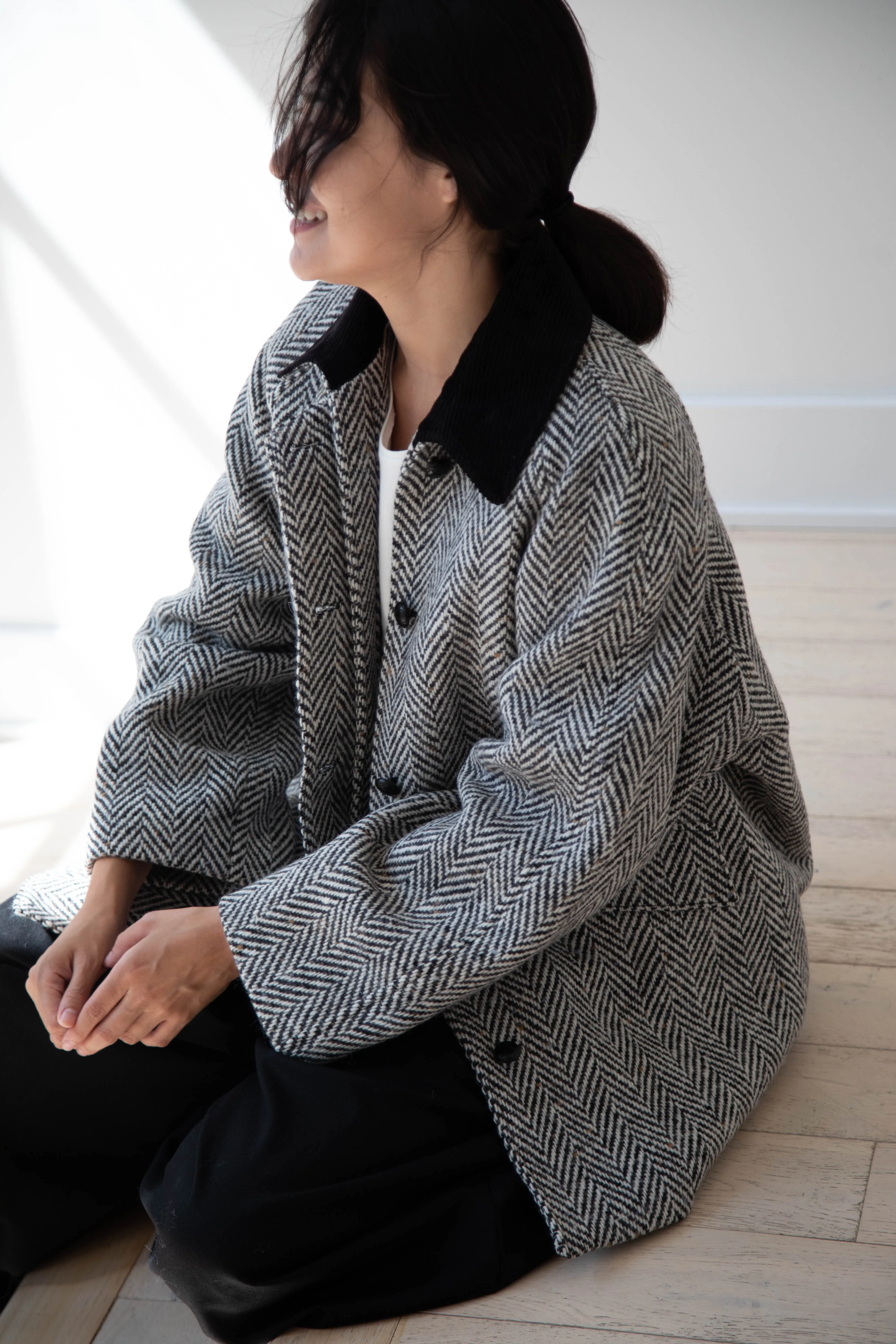 Nothing Written | Herringbone Balmancaan
