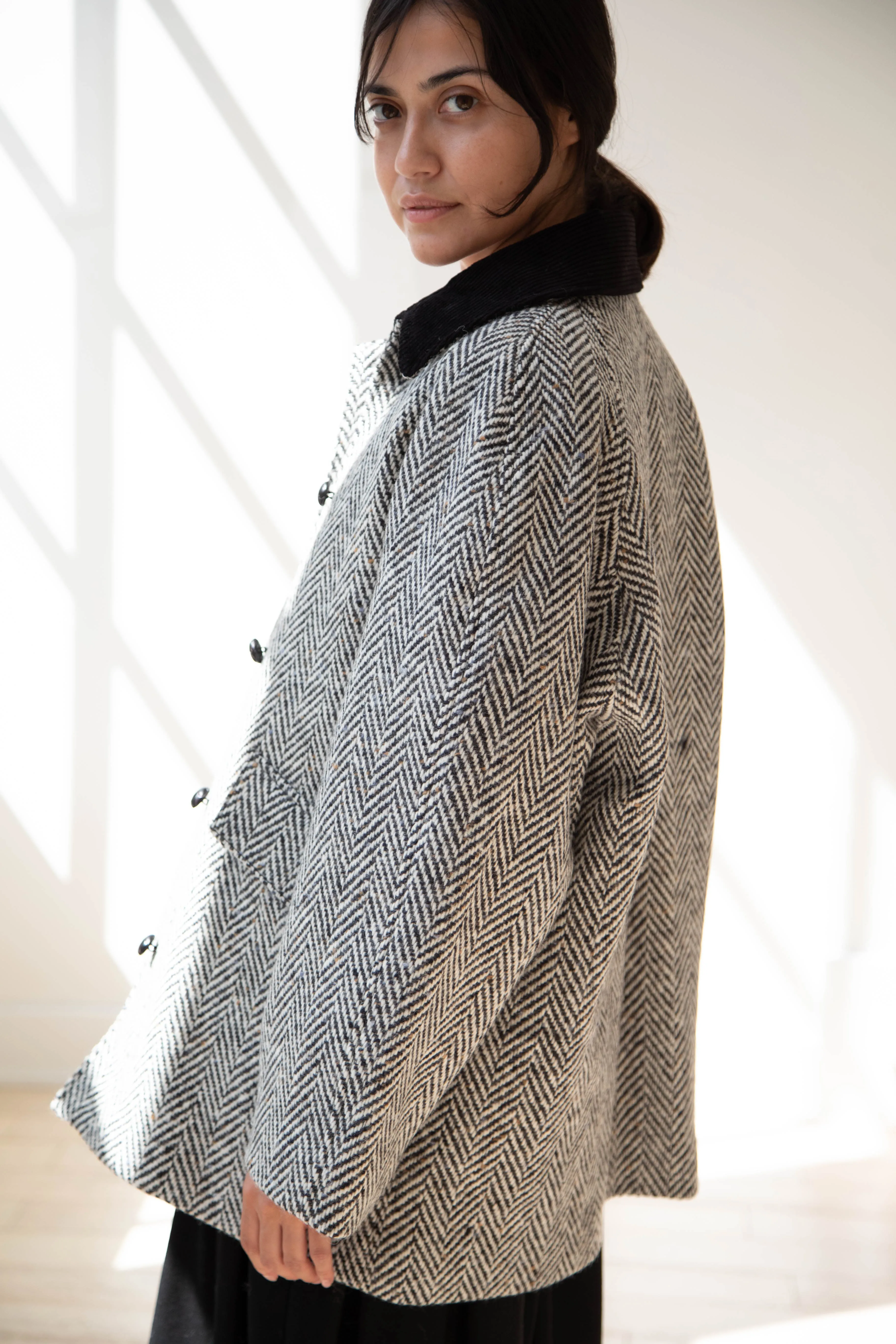 Nothing Written | Herringbone Balmancaan