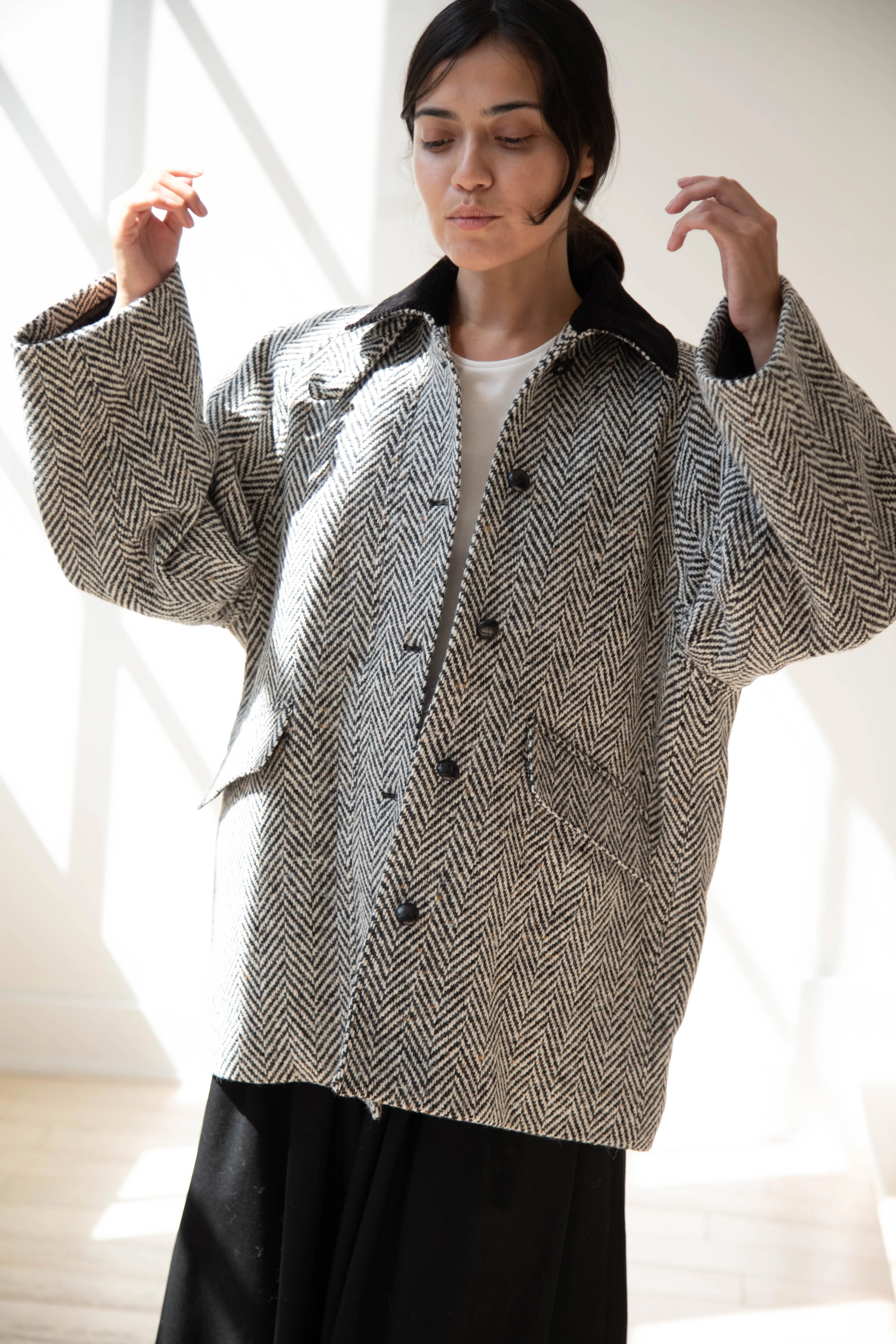 Nothing Written | Herringbone Balmancaan
