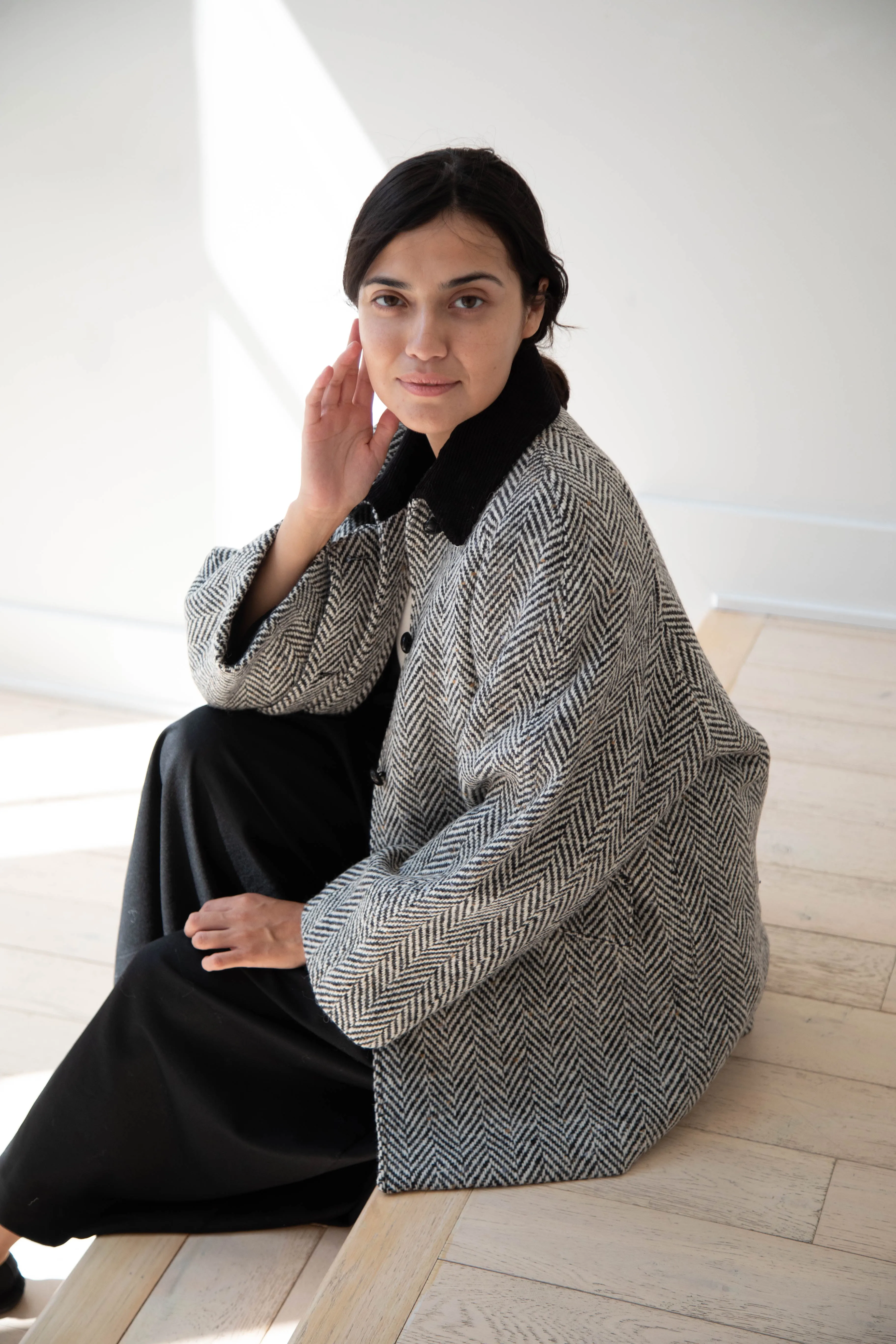 Nothing Written | Herringbone Balmancaan