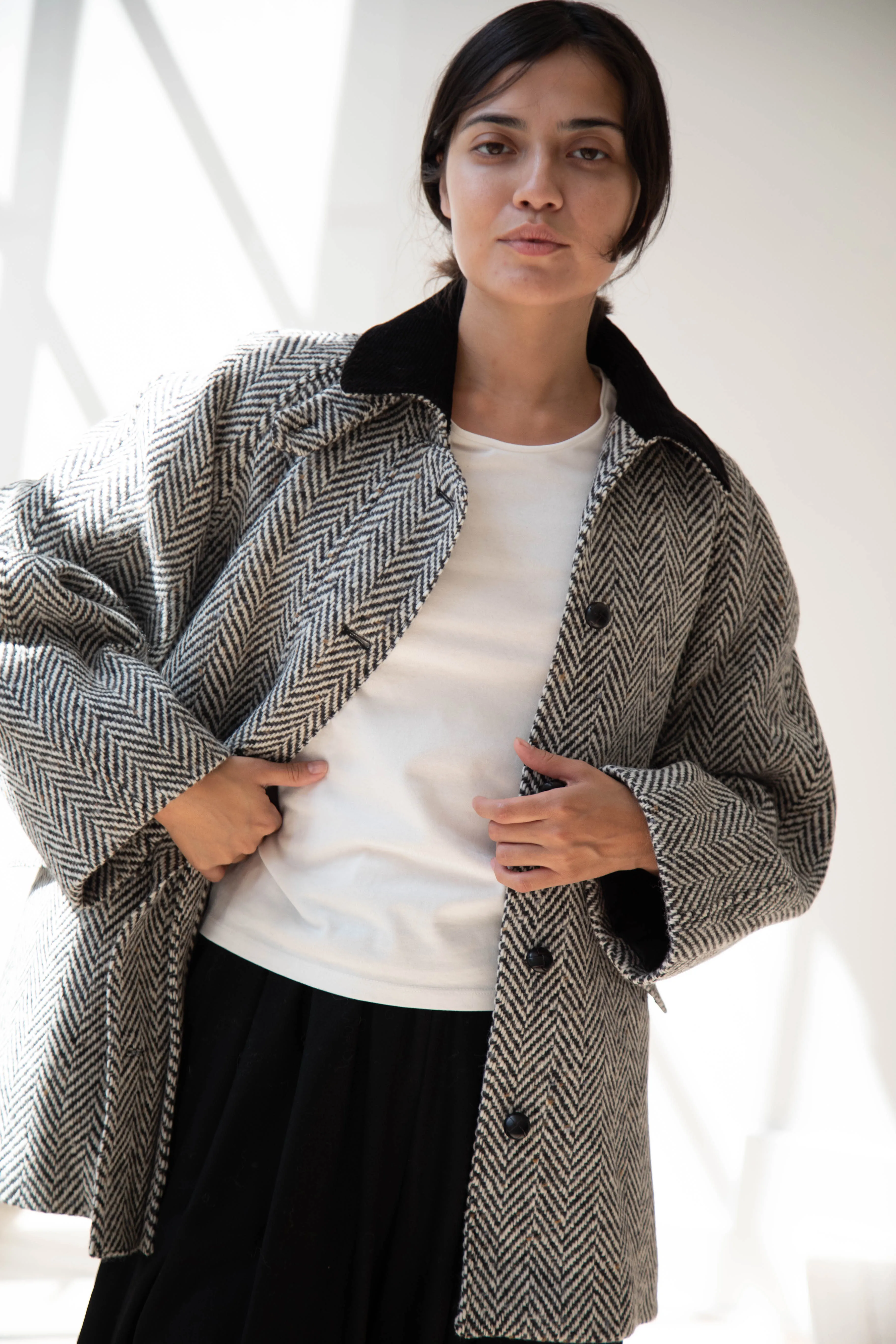 Nothing Written | Herringbone Balmancaan